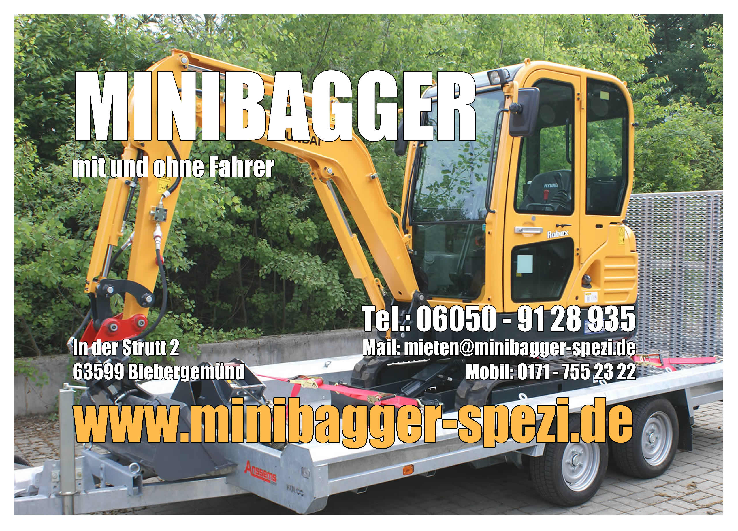 Minibagger-Spezi